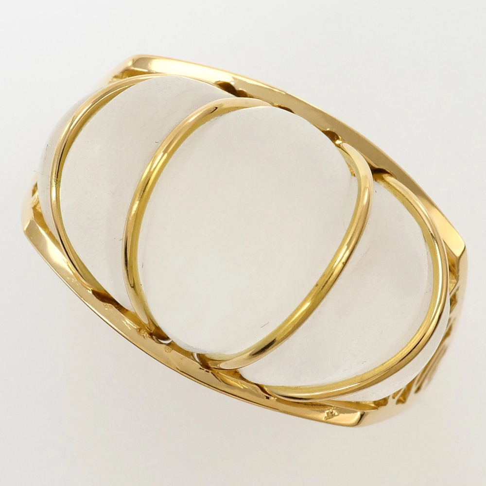 VINTAGE 18k Gold Quartz Ring